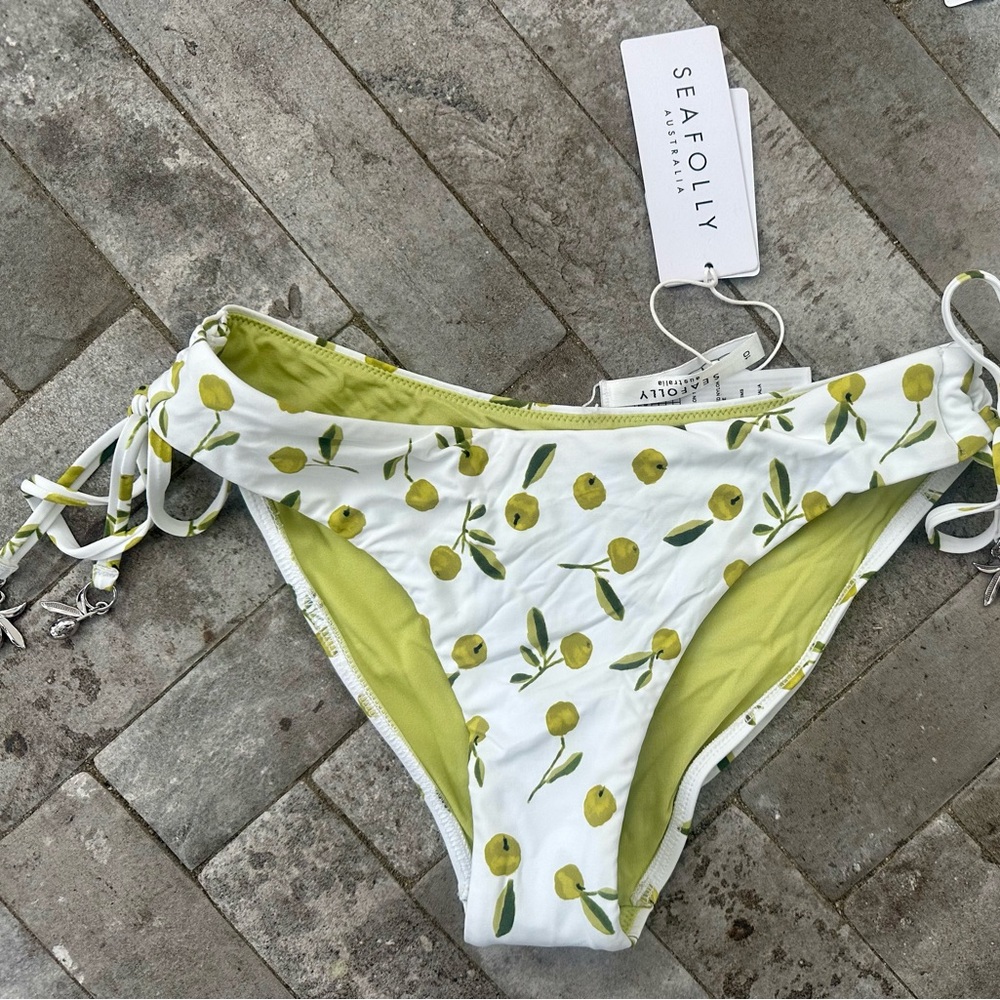 Seafolly Loop Side Tie Bikini Bottoms Anthropologie